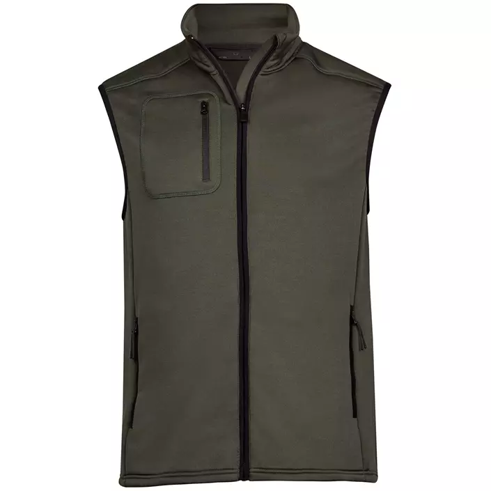Tee Jays Stretch fleece bodywarmer, Deep Green, large image number 0