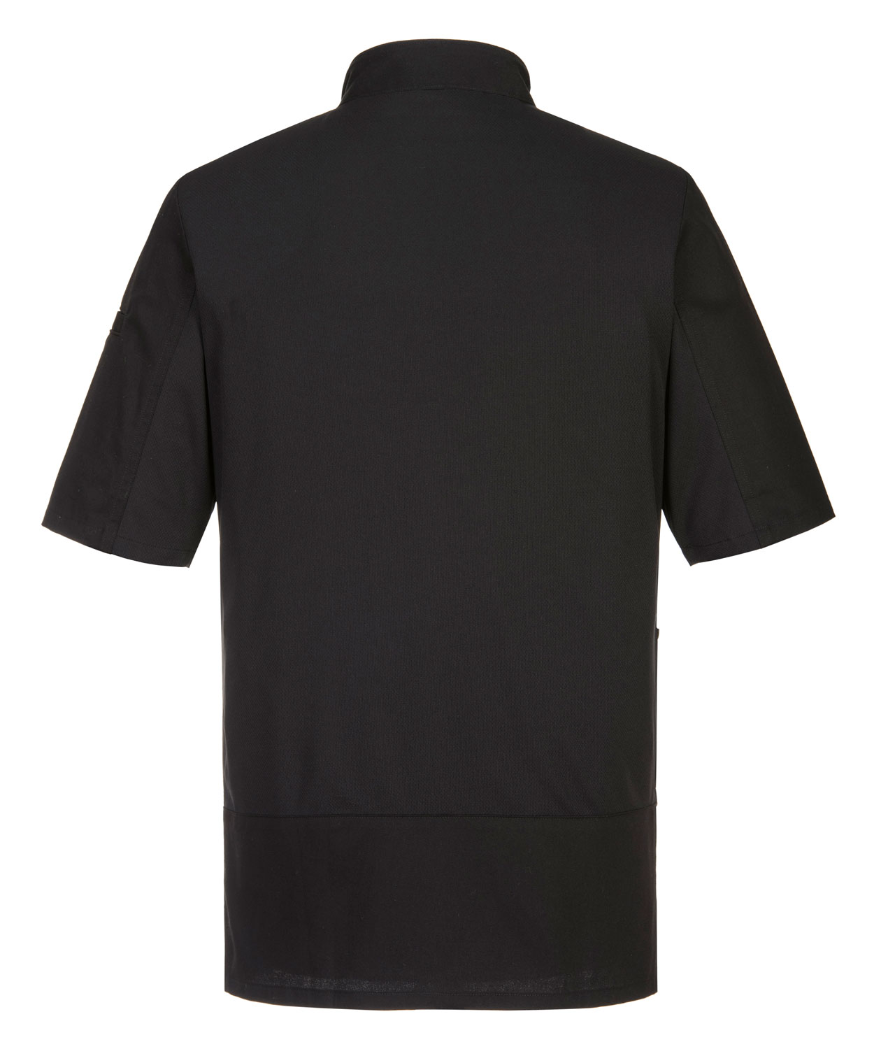 Portwest Surrey short-sleeved chefs jacket, Black