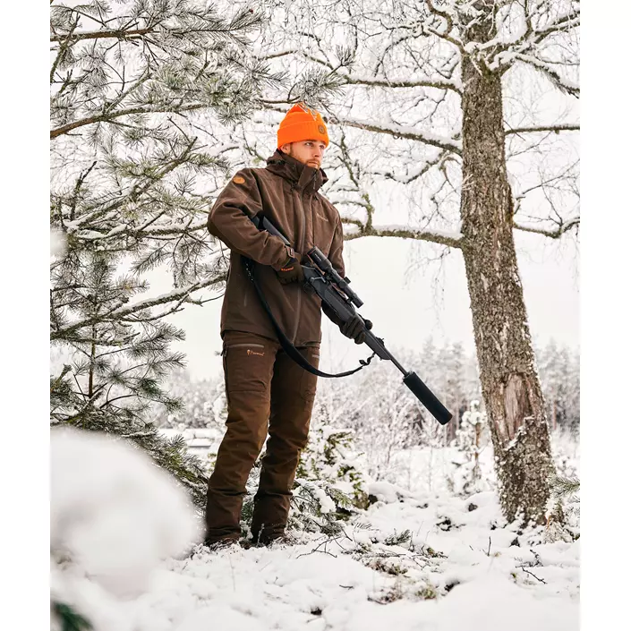 Pinewood Furudal Caribou Hunt Extreme jakke, Suede Brown/dark olive, large image number 1