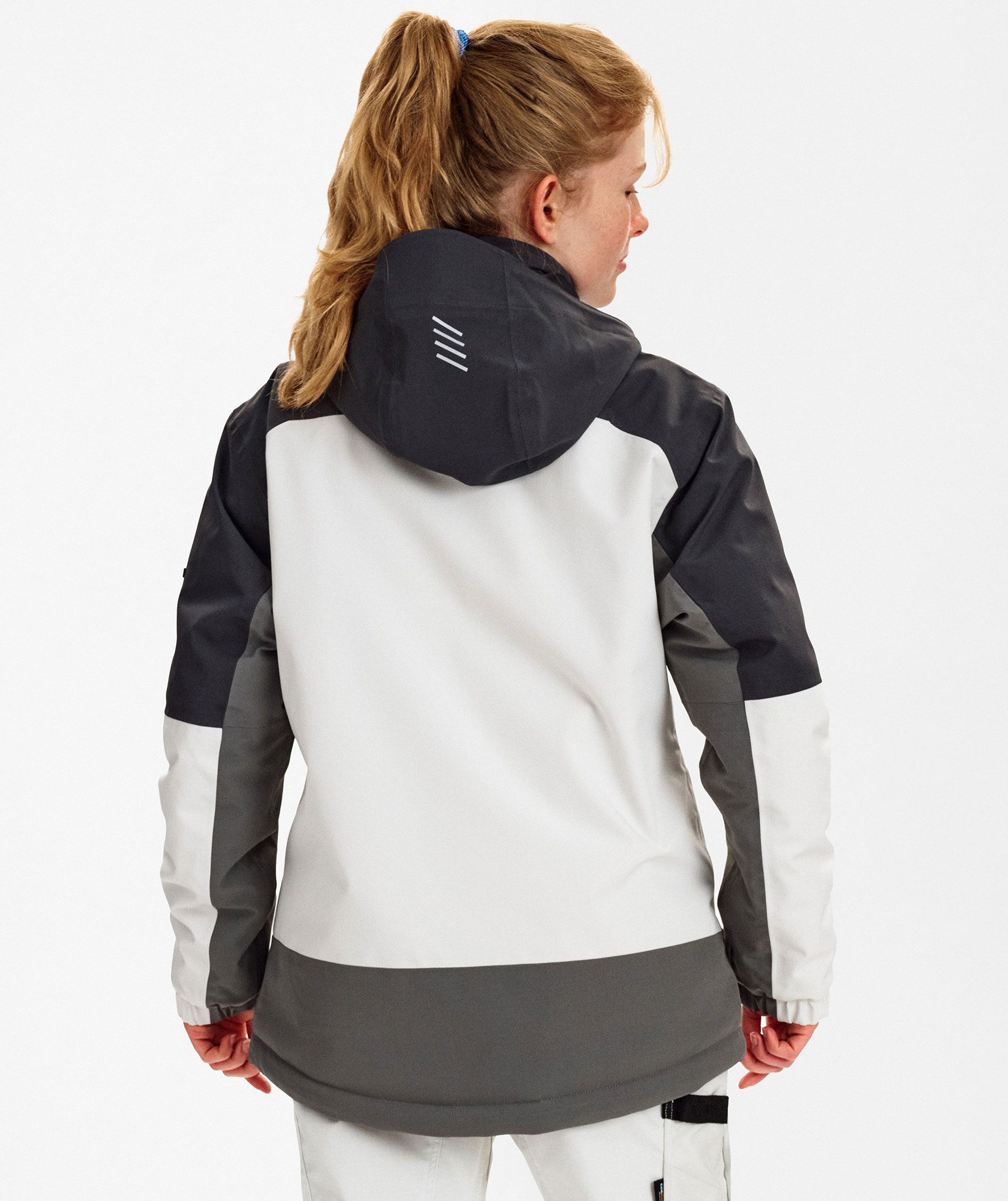 Engel Entire Damen Winterjacke, Bone White/Anthracite Grey, large image number 4