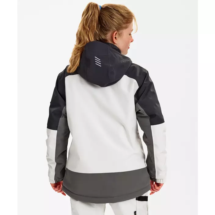 Engel Entire dame vinterjakke, Bone White/Anthracite Grey, large image number 4