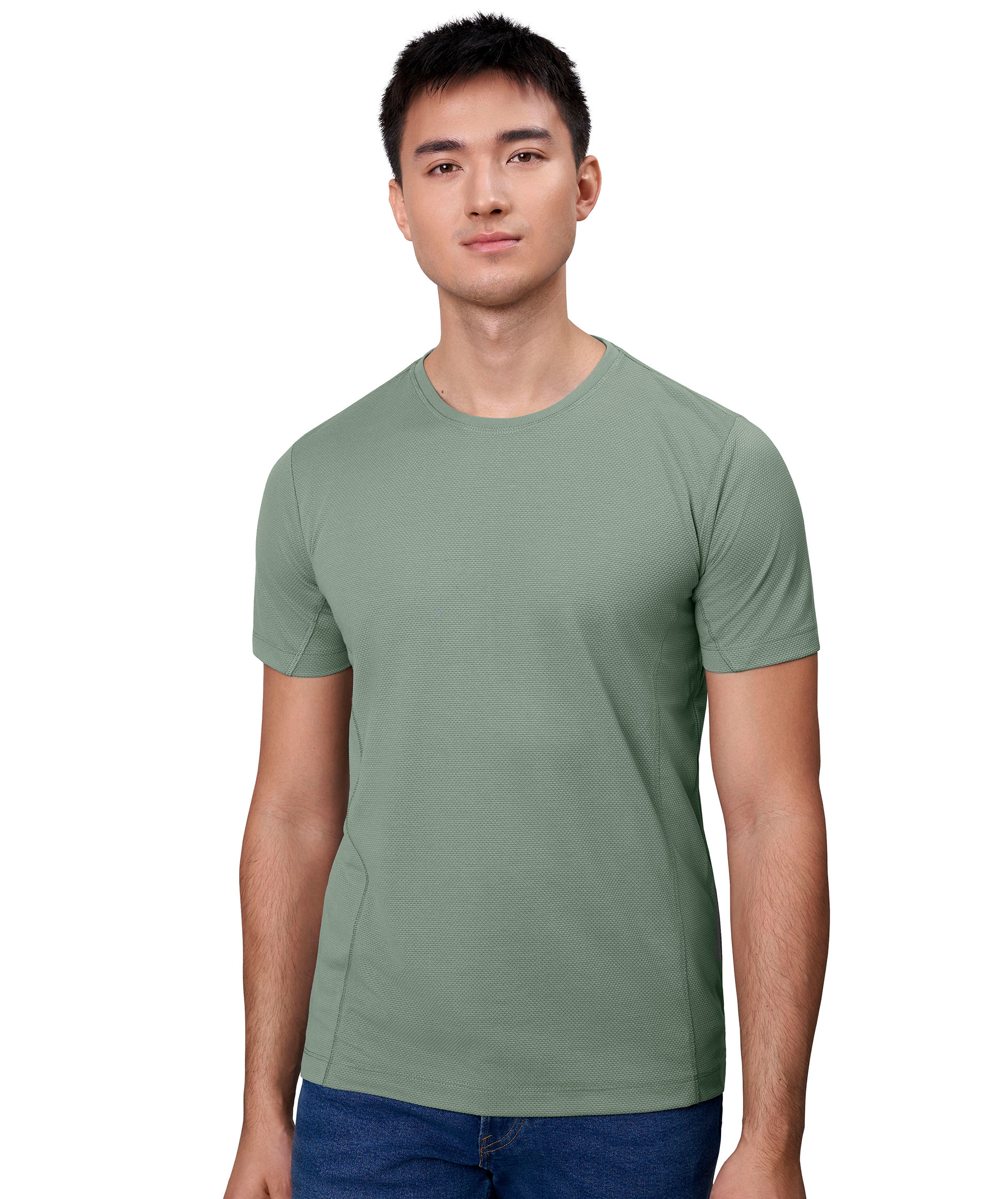 ID T-shirt lyocell, Dusty green