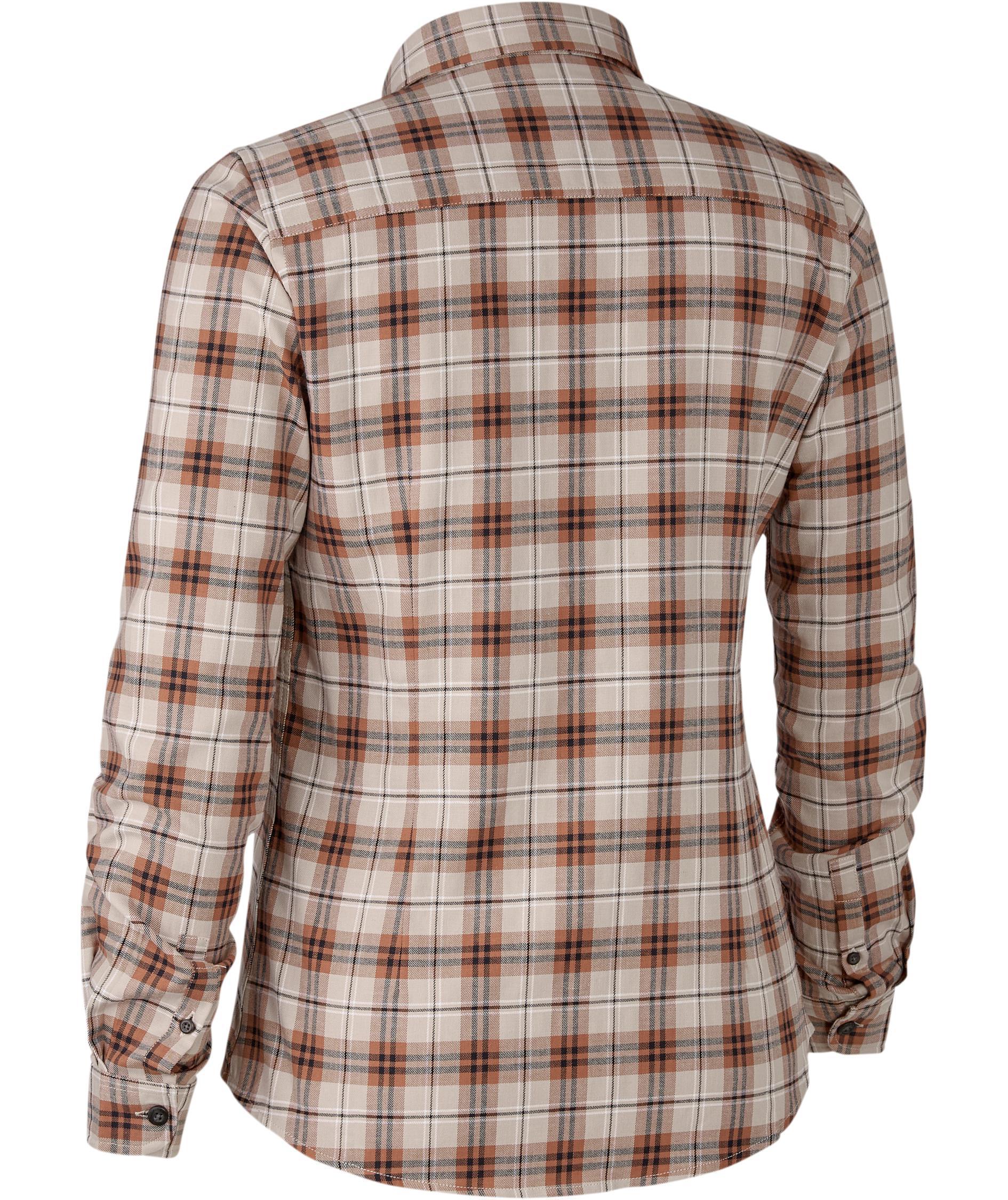 Deerhunter Lady Louisa women's shirt, Orange Check