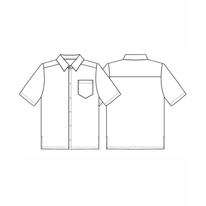Kentaur comfort fit kurzärmeliges Kellnerhemd, Weiß, large image number 2