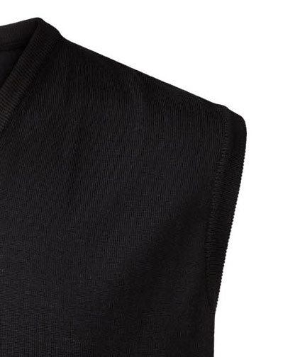 Clipper Milan slipover/vest with merino wool, Black, large image number 2