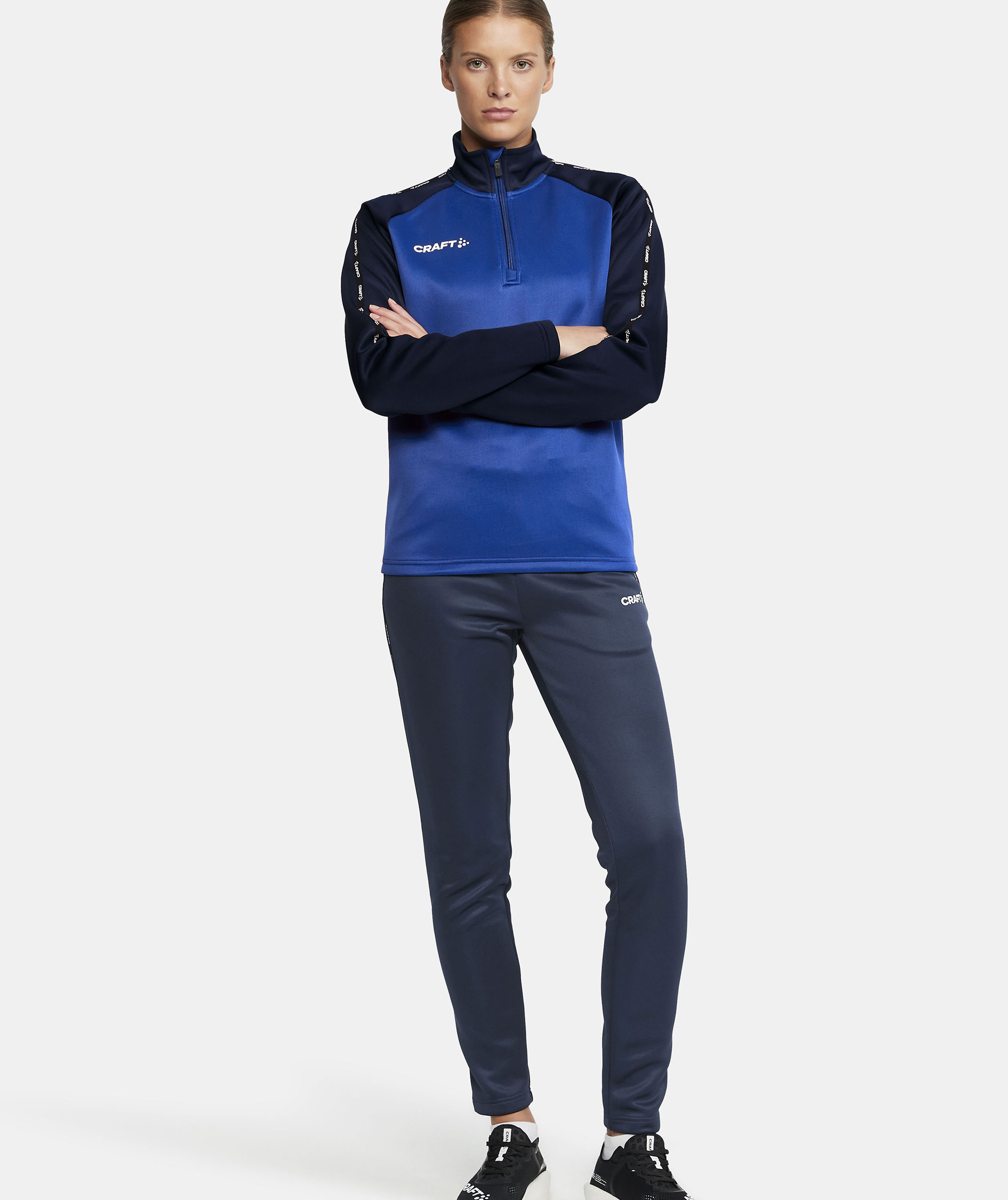 Craft Squad 2.0 women's halfzip training pullover, Club Cobolt-Navy, large image number 1