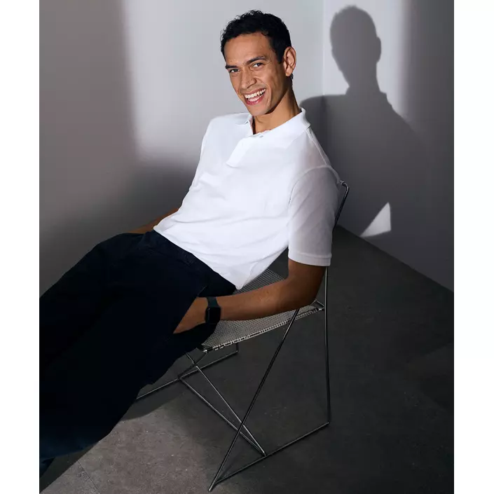 ID Yes Poloshirt, Weiß, large image number 1