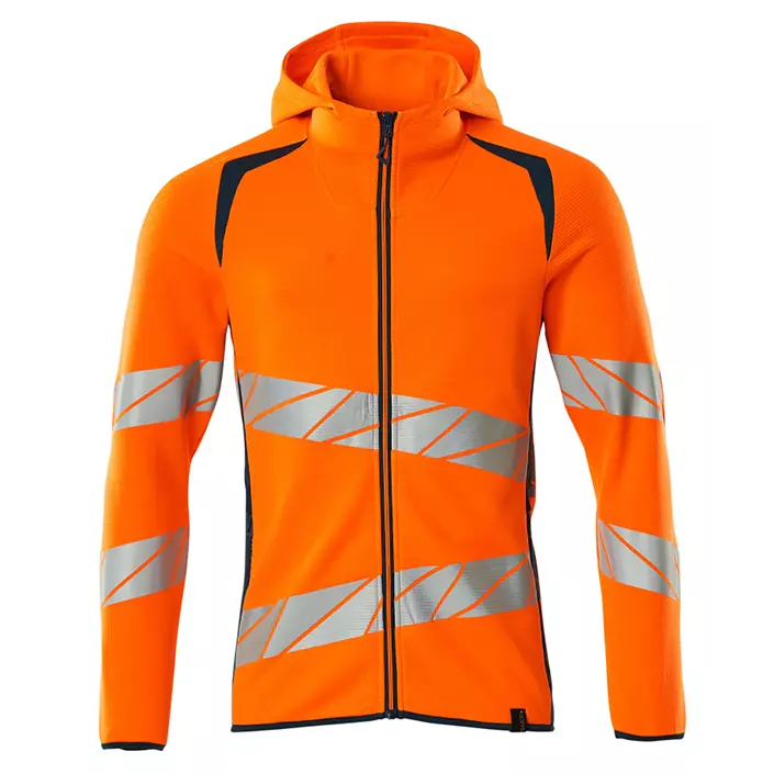Mascot Accelerate Safe hoodie, Hi-Vis Orange/Dark Petroleum, large image number 0