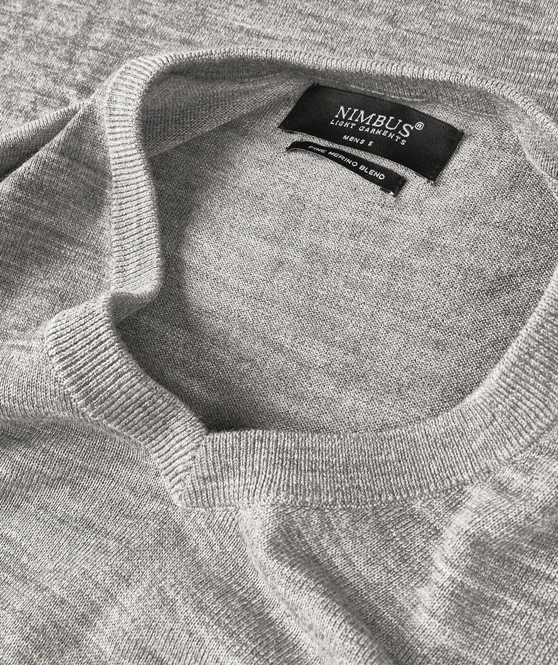 Nimbus Ashbury knitted pullover with merino wool, Grey melange, large image number 3