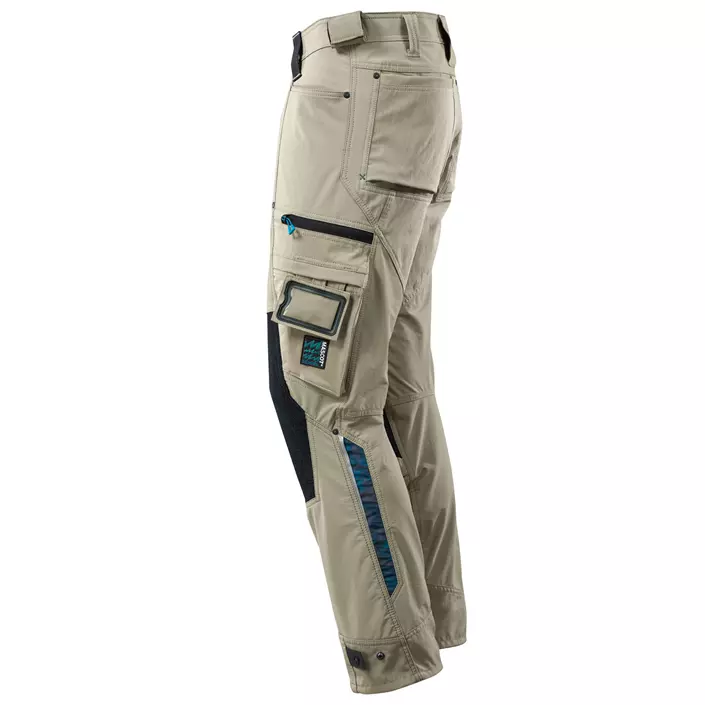 Mascot Advanced arbejdsbukser Full stretch, Lys Khaki, large image number 1