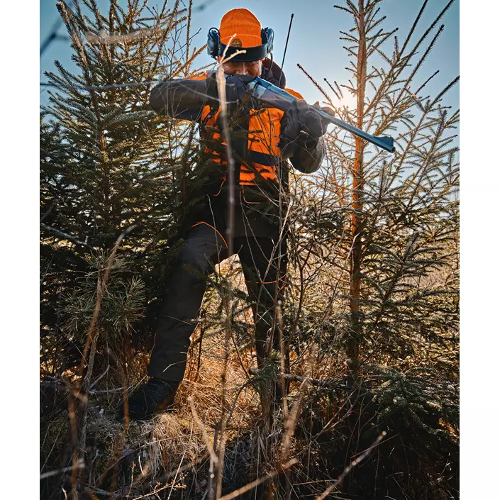 Pinewood Thorn Resistant jakke, Mosegrønn/oransje, large image number 5