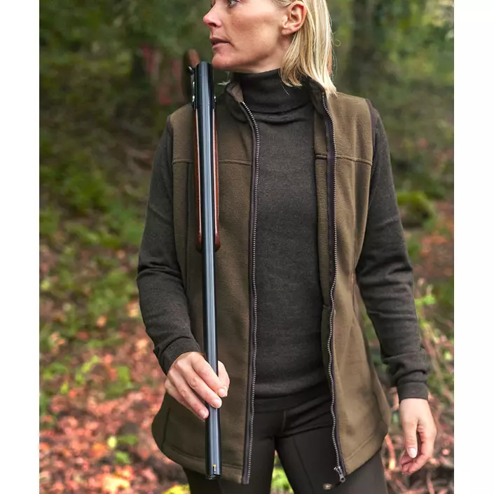 Deerhunter Eagle women's fleece vest, Tarmac green, large image number 1