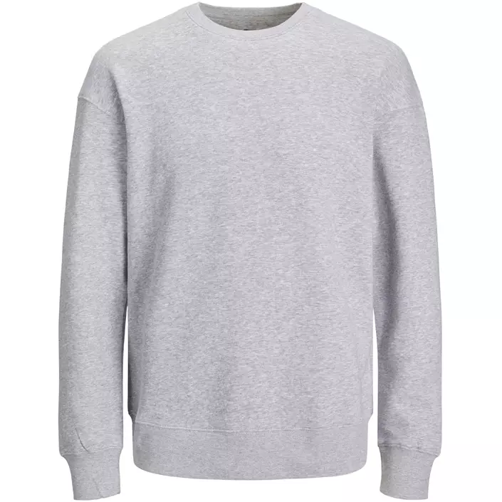 Jack & Jones Plus JJEBRADLEY Sweatshirt, Light Grey Melange, large image number 0