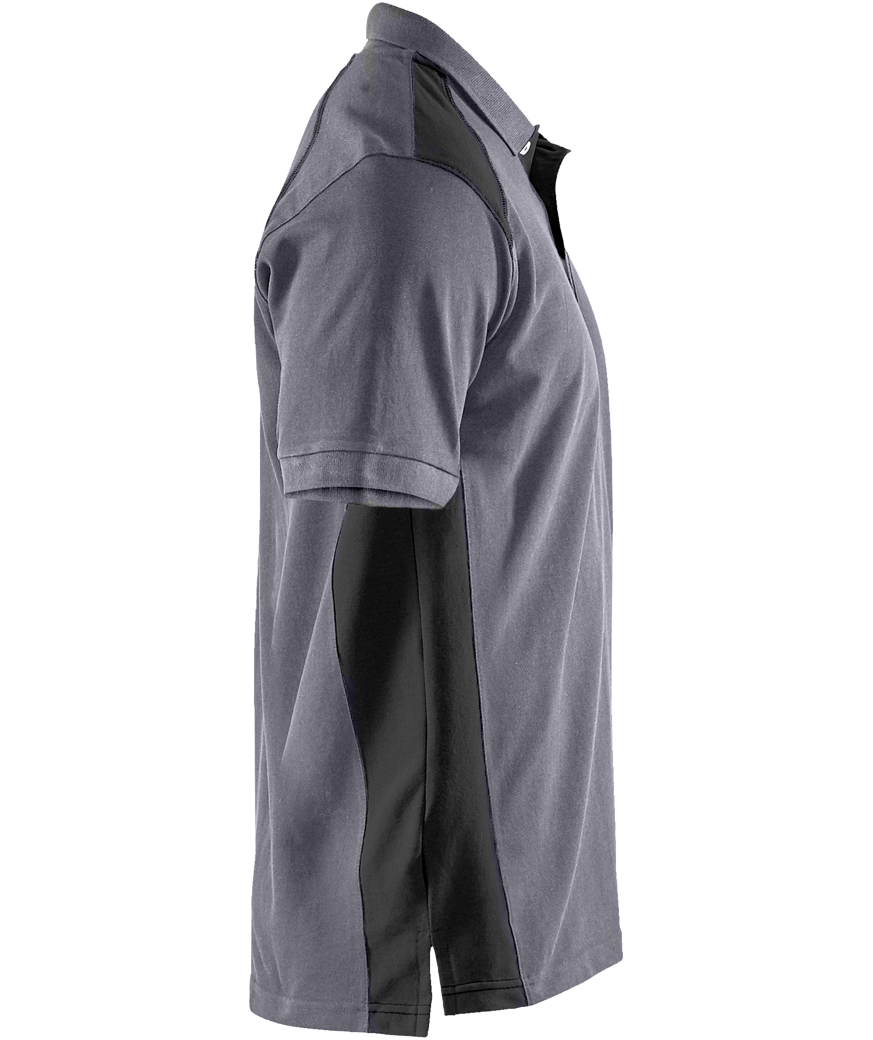 Bl&aring;kl&auml;der polo T-shirt, Medium grey/black, large image number 3