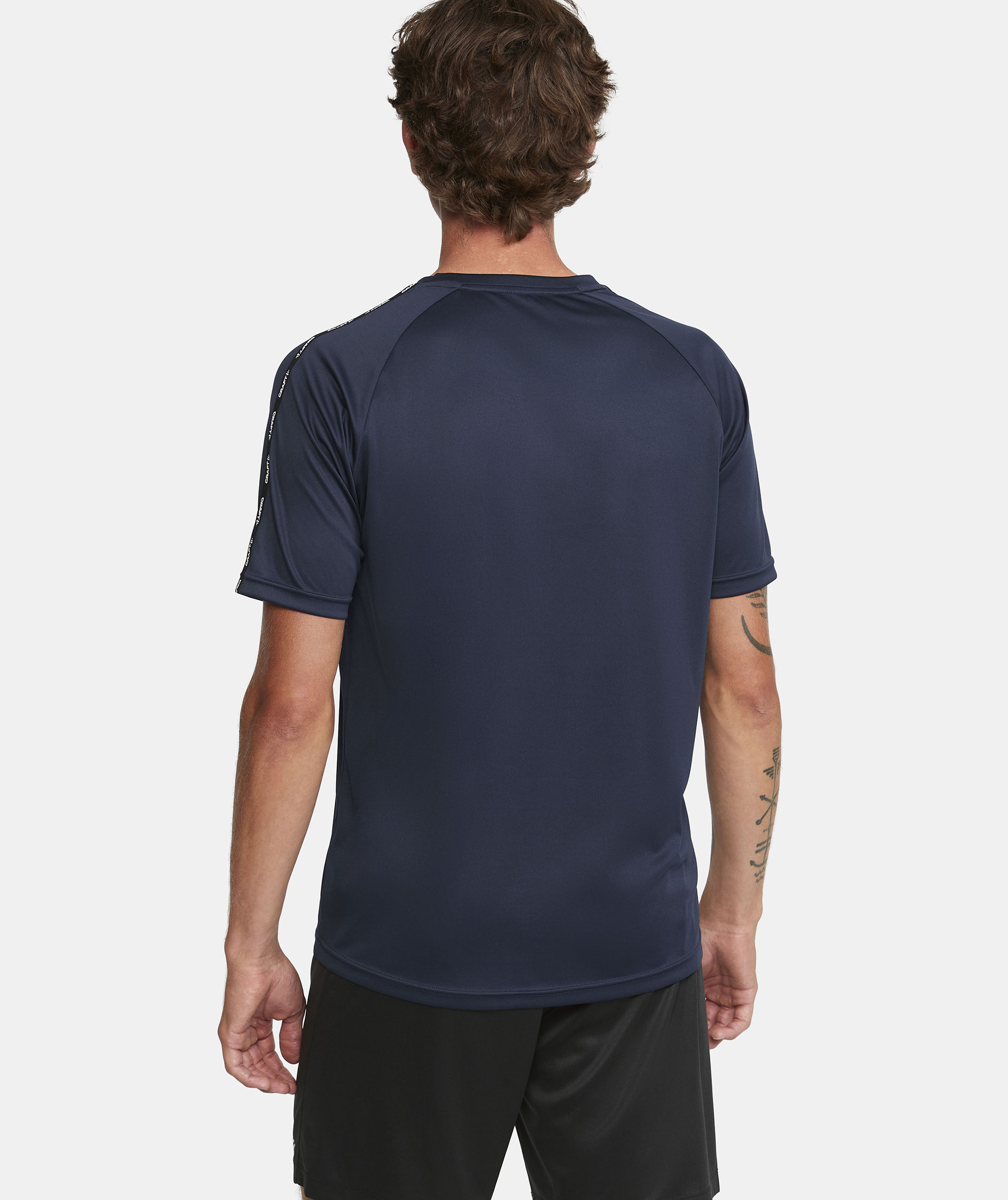 Craft Squad 2.0 Contrast Jersey T-shirt, Navy, large image number 5