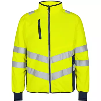 Engel Safety fleece jacket, Yellow/Blue Ink