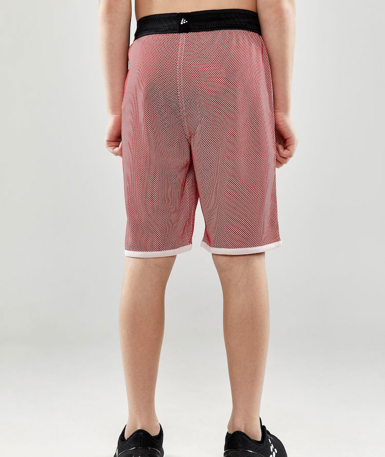 Craft Progress v&auml;ndbar shorts till barn, Bright red/white, large image number 2