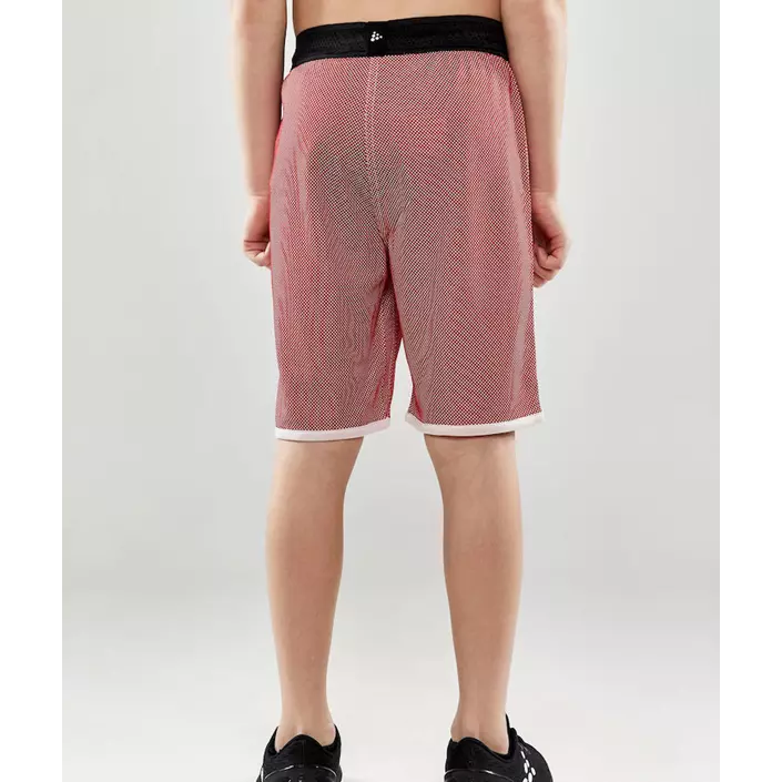 Craft Progress vendbar shorts for barn, Bright red/white, large image number 2