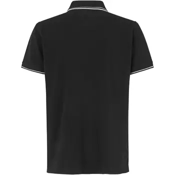 ID Stretch polo T-skjorte med kontrast, Svart