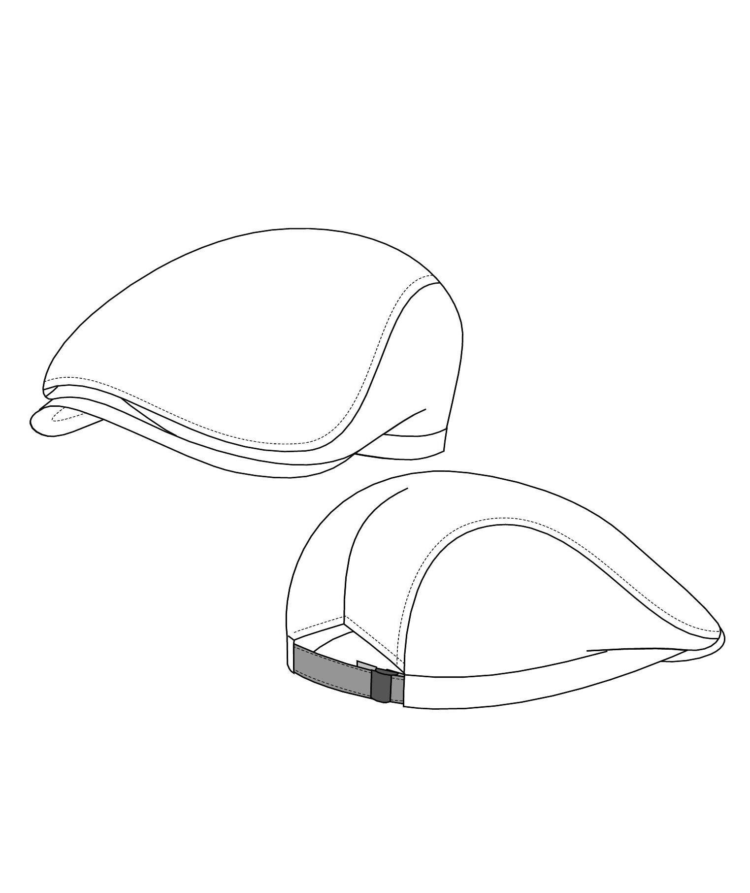 Kentaur Flat Cap, Pepita Checkered Black/Grey, Pepita Checkered Black/Grey, large image number 1