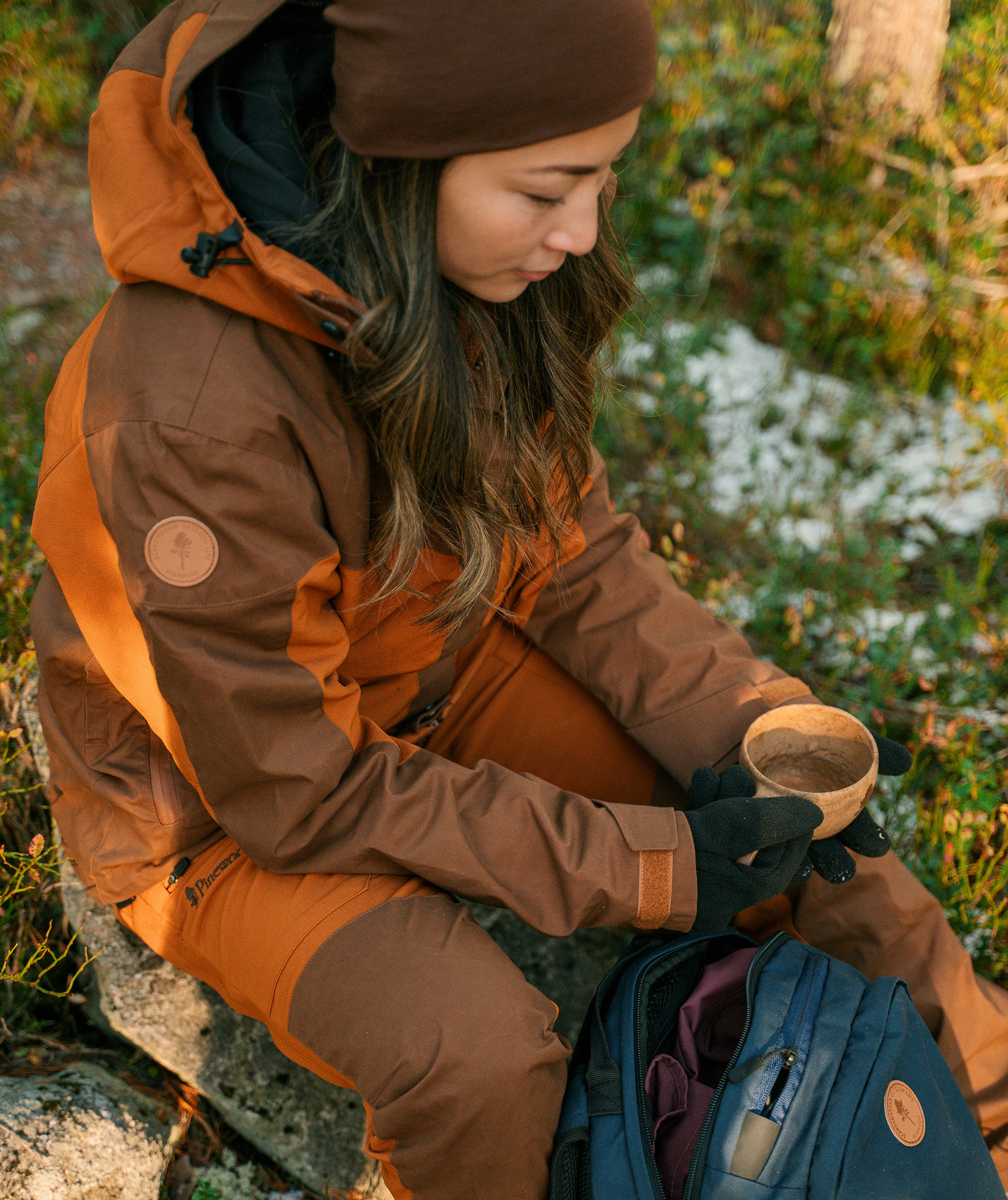 Pinewood&nbsp;hue med merinould, Nougat, Nougat, large image number 4