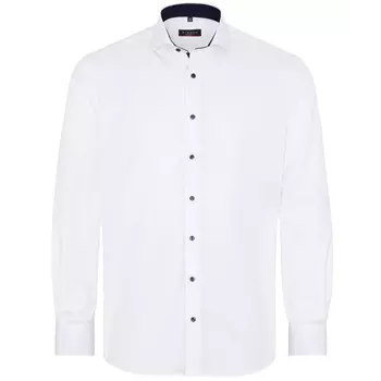 Eterna Cover Modern fit Hemd mit Kontrastfarben, White