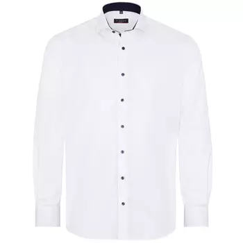 Eterna Cover Modern fit Hemd mit Kontrastfarben, White