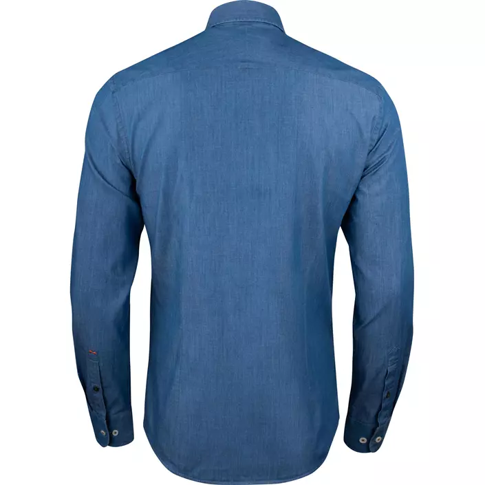 J. Harvest & Frost Indigo Bow 130 regular fit skjorte, Indigo, large image number 1