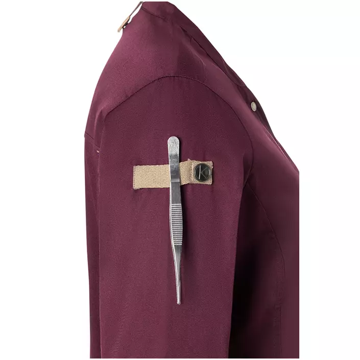 Karlowsky Green-Generation dame kokkejakke, Aubergine, large image number 6