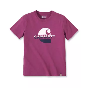 Carhartt Graphic T-shirt dam, Magenta Agate