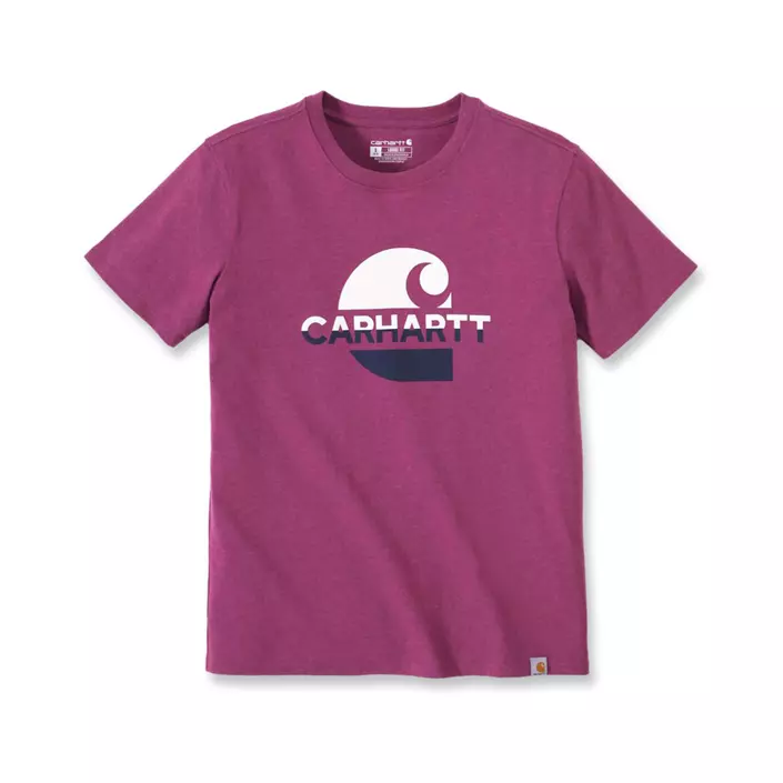 Carhartt Graphic dame T-shirt, Magenta Agate, large image number 0