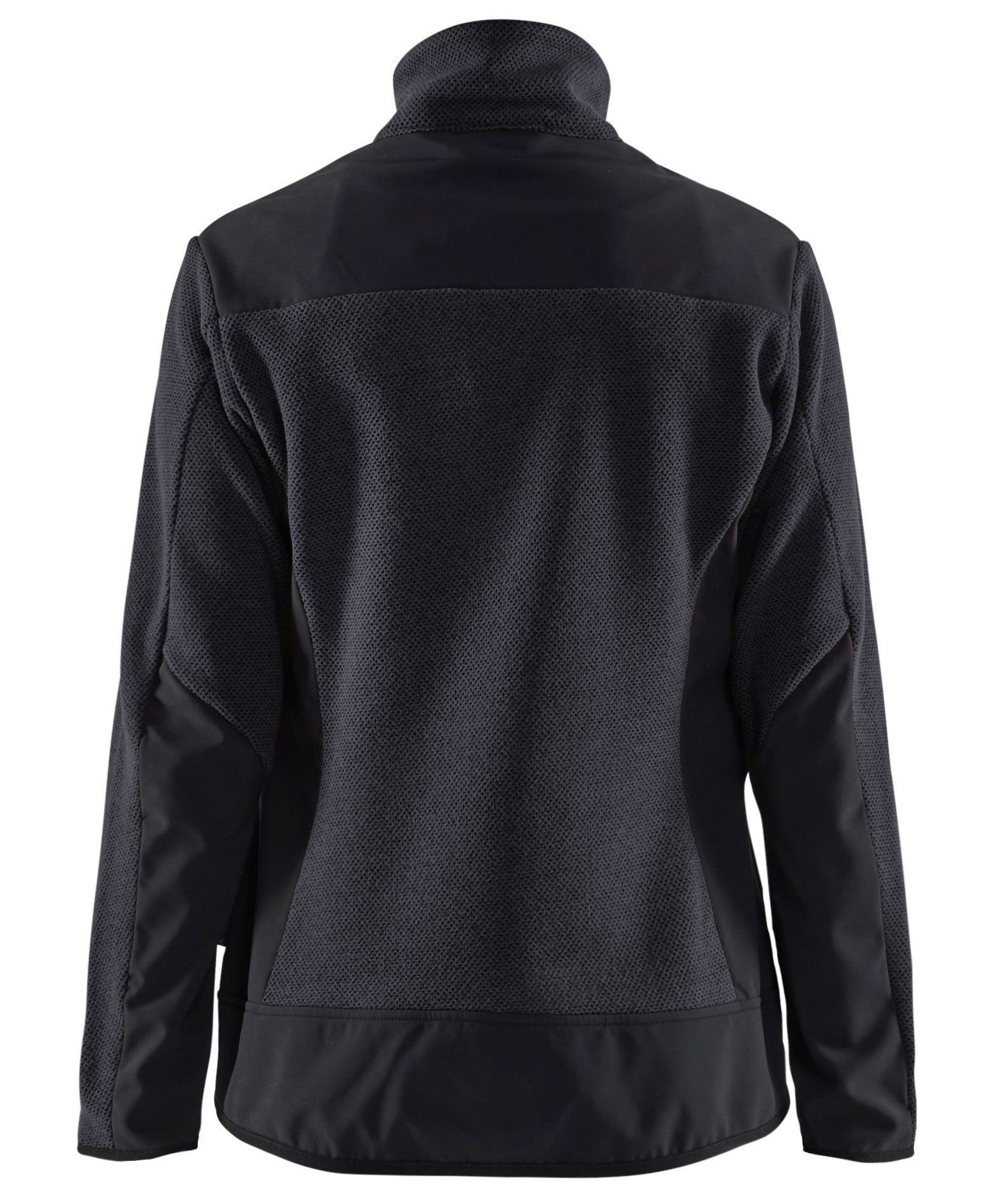 Bl&aring;kl&auml;der stickadjacka med softshell dam