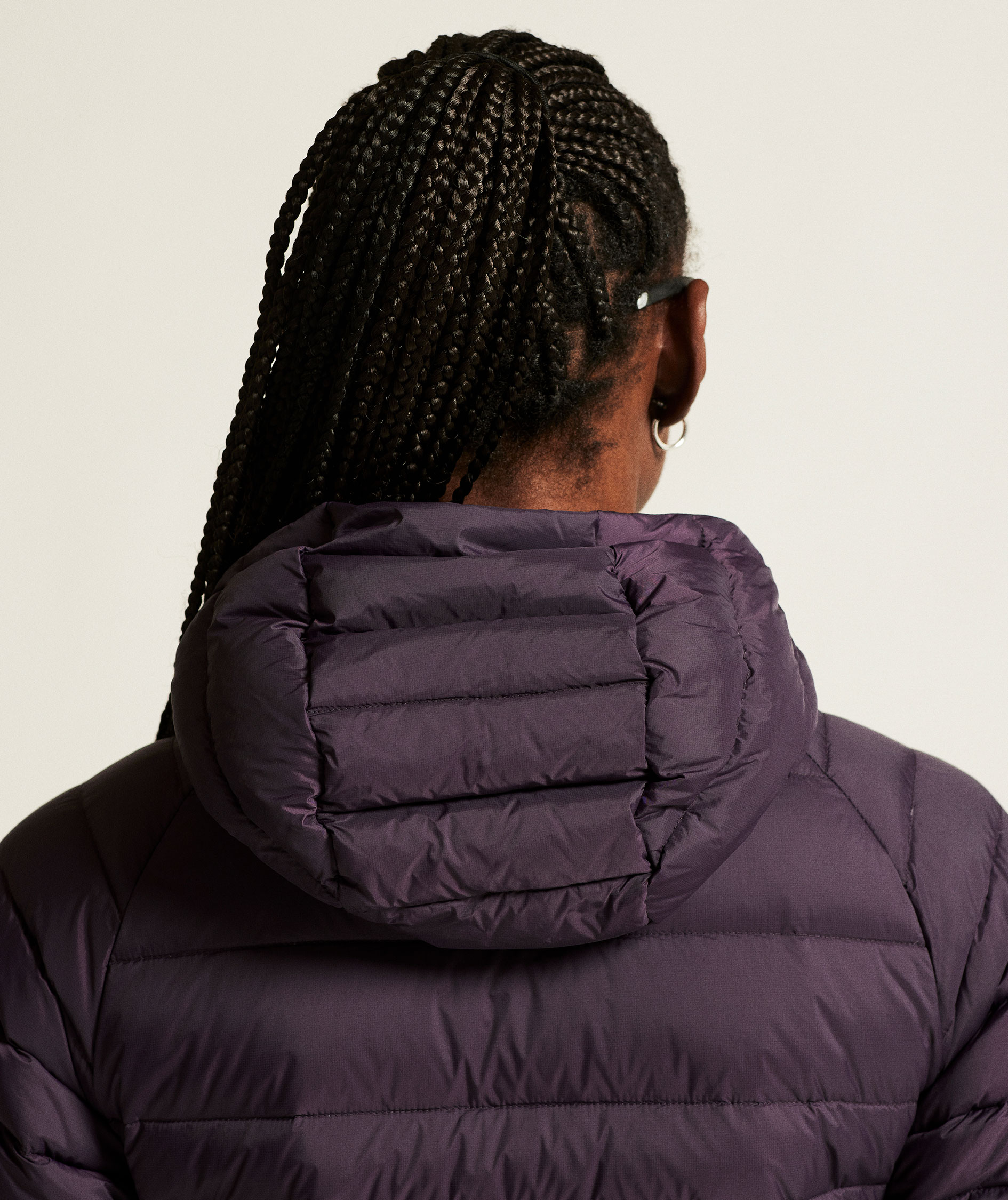 Craft ADV Explore Light women's down jacket, Dk Plum, large image number 7