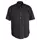 Tranemo short-sleeved work shirt, Black, Black, swatch