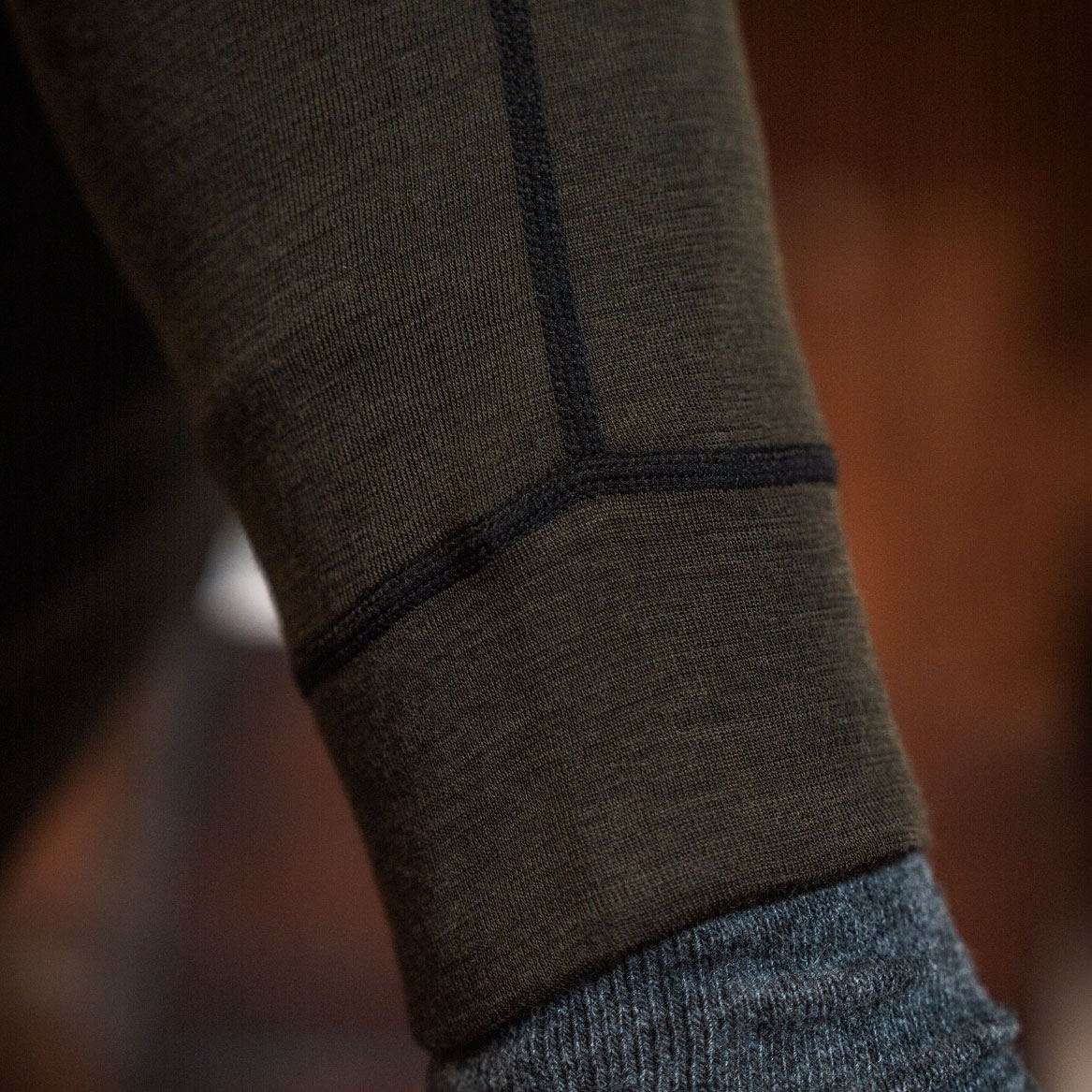 Seeland Apex One Hundred baselayer trousers with merino wool, Pine green, large image number 4