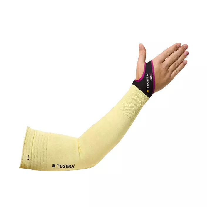 Tegera 75 cut resistant sleeve Cut D, Yellow, large image number 0