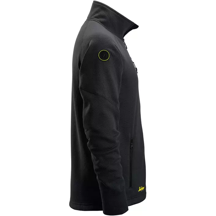 Snickers FlexiWork fleece cardigan 8042, Black, large image number 5