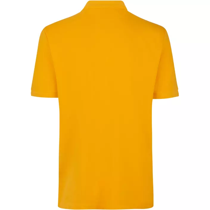 ID PRO Wear Polo T-shirt med brystlomme, Gul, large image number 1