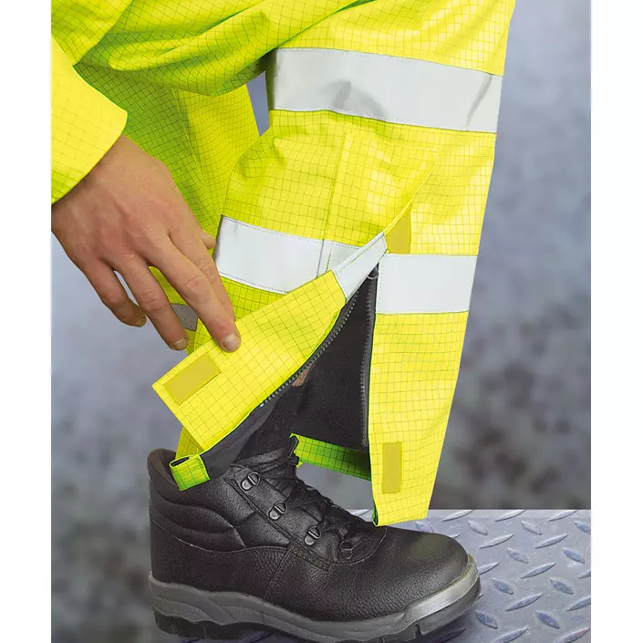 Portwest BizFlame rain trousers, Hi-Vis Yellow, large image number 2