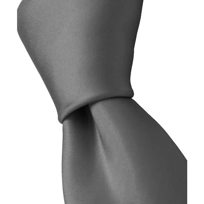 Connexion Tie microfibre 7 cm, Grey, Grey, large image number 0