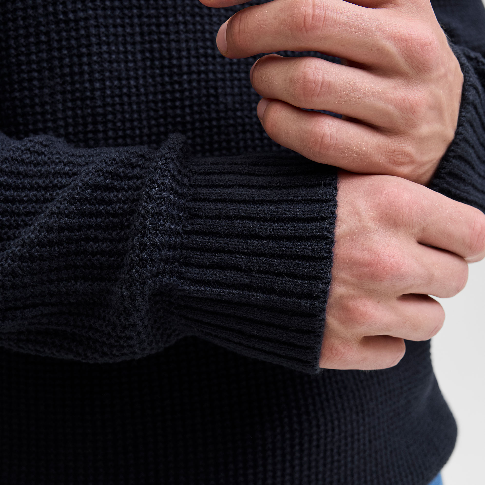 Jack & Jones JJROY rullekrave striktr&oslash;je, Sky Captain, large image number 5