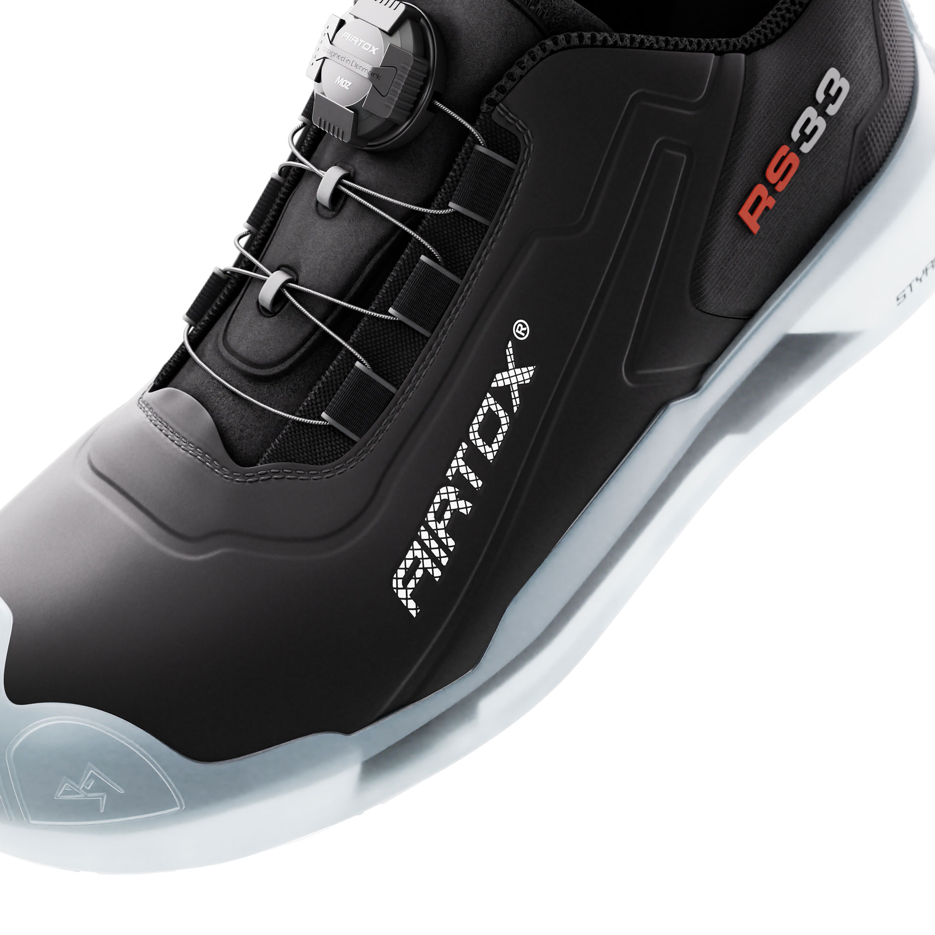 Airtox RS33 safety shoes S7S, Black/White, large image number 6