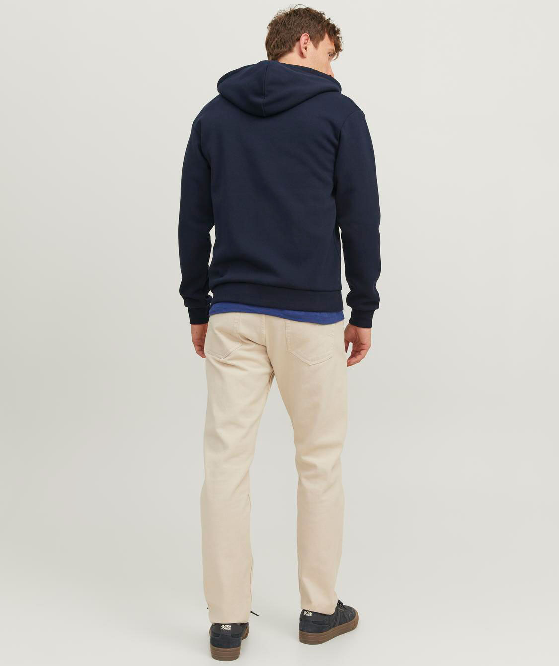 Jack & Jones JJEBRADLEY Hoodie mit Rei&szlig;verschluss, Navy Blazer, large image number 3