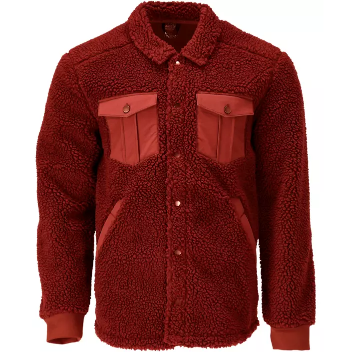 Mascot Customized fiberpels shirt jacket, Autumn red, large image number 0