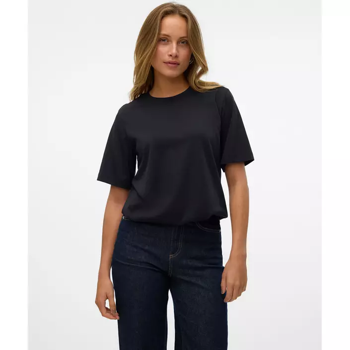 Vero Moda VMDEMI T-shirt dam, Black, large image number 1