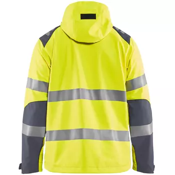 Blåkläder softshell jacket, Hi-vis Yellow/Grey