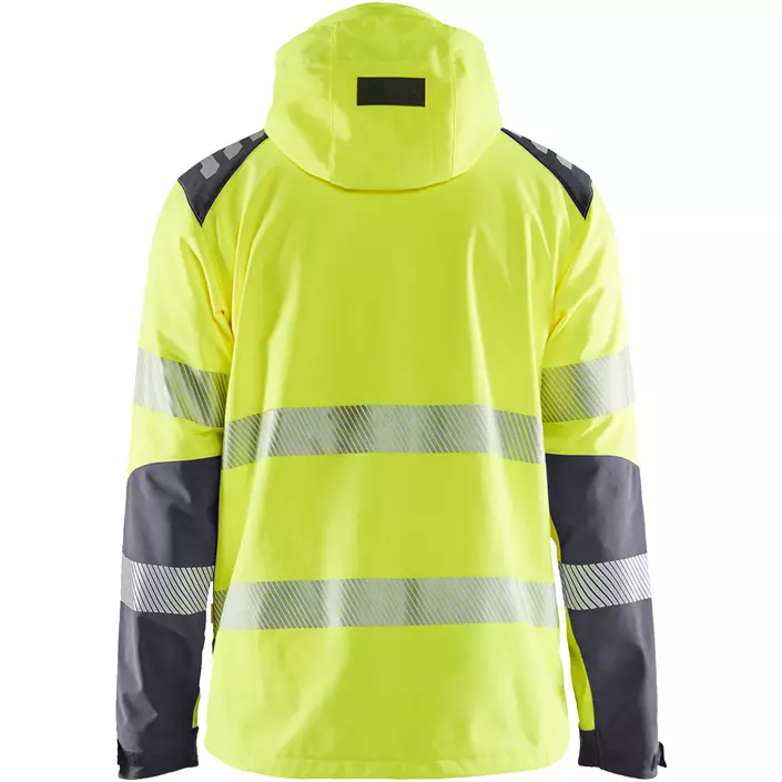 Blåkläder softshelljacka, Varsel Gul/Grå, large image number 1