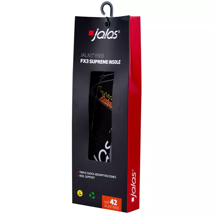 Jalas FX3 Supreme Einlegesohle, Schwarz/Grau, large image number 2