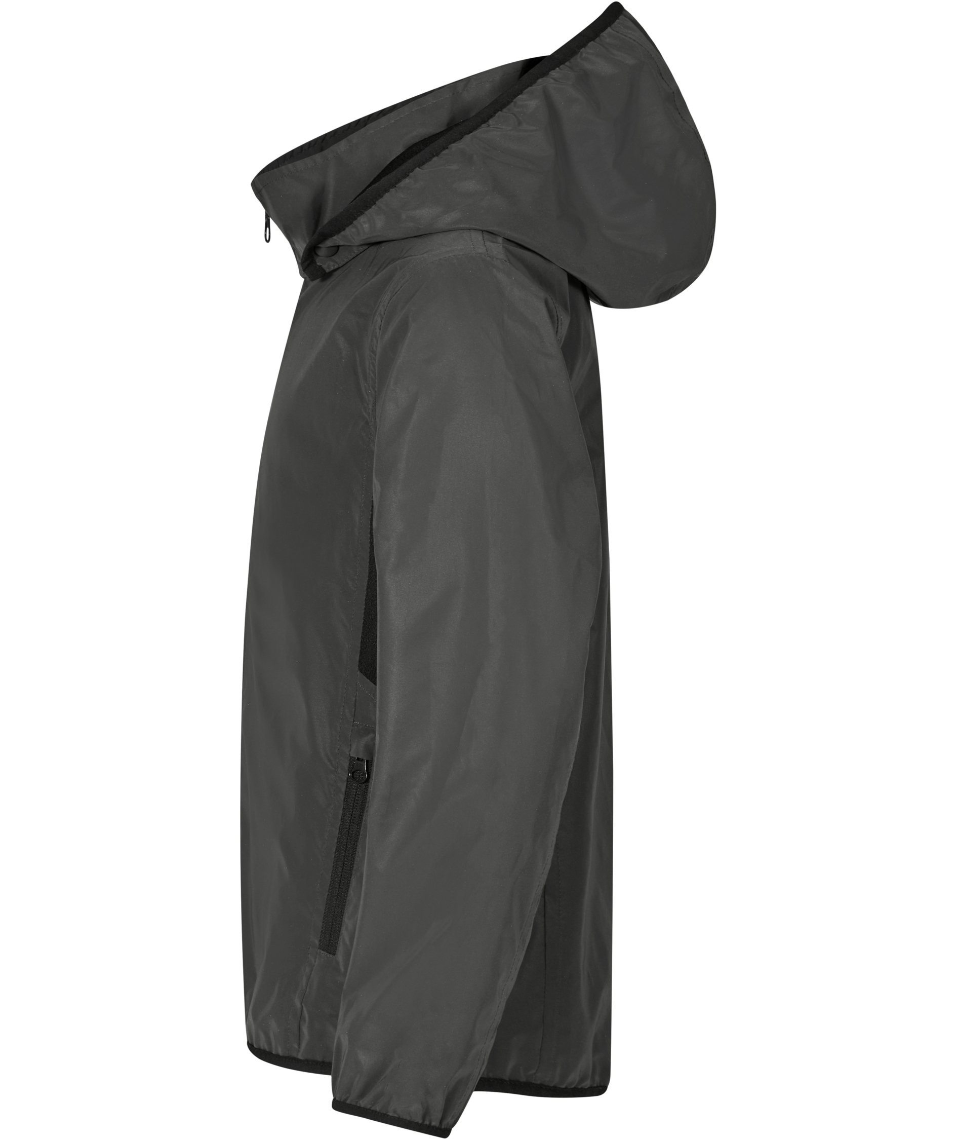 Clique Willmar Hi-vis wind jacker for kids, Reflective Grey, large image number 4