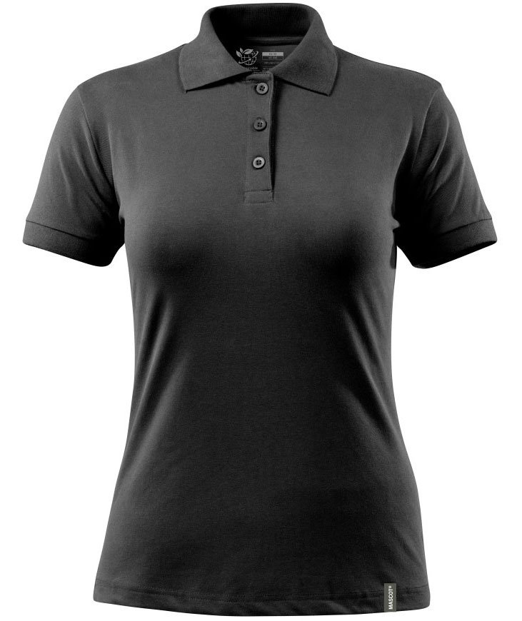 Mascot Crossover dame polo T-shirt, Dyb sort, Dyb sort, swatch